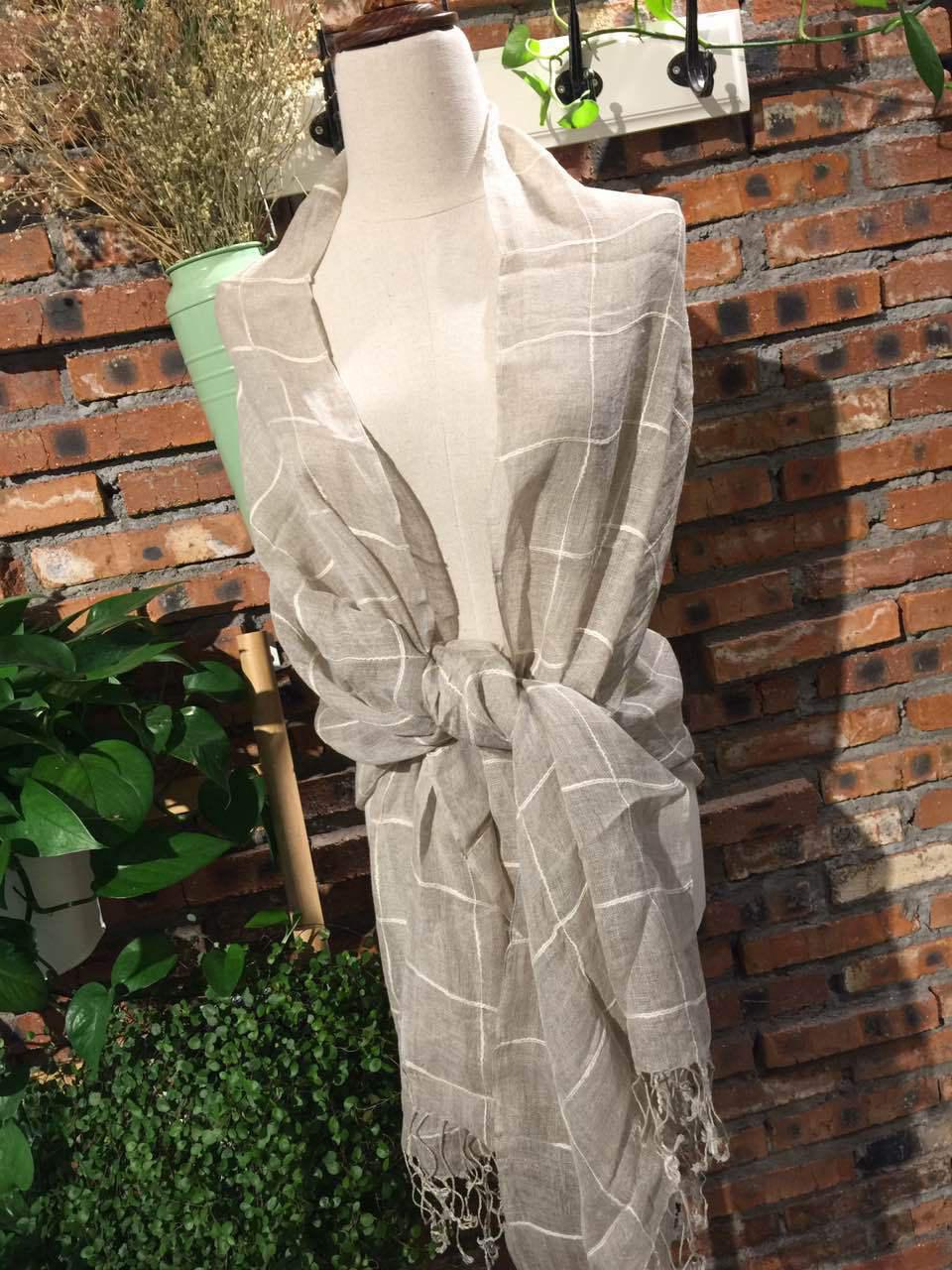 Unisex Stil frühling sommer herbst winter Schal Baumwolle Und Leinen Einfarbig lange frauen schals schal männer schal: 2
