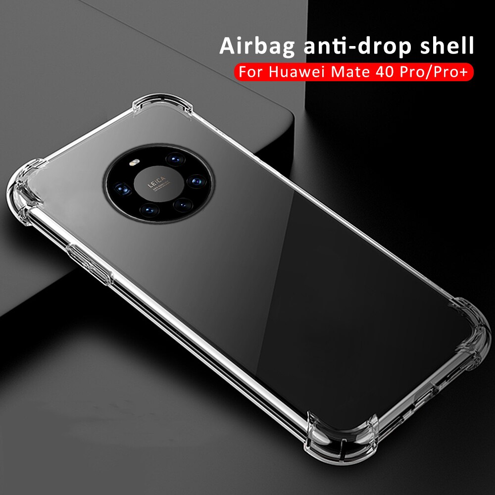 Custodia morbida trasparente Super antiurto per Huawei Mate 40 Pro Plus custodie anti-bussola Airbag in silicone trasparente per Huawei Mate40 Pro +