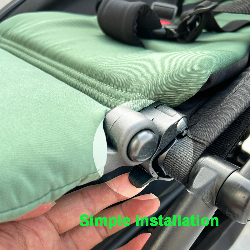 Kinderwagen-Zubehör, Taupe/Ingwer/Minze/Schwarz, Beinstütze, verlängertes Trittbrett für Babyzen Yoyo 2 Yoyo 2 Yoya Baby-Kinderwagen