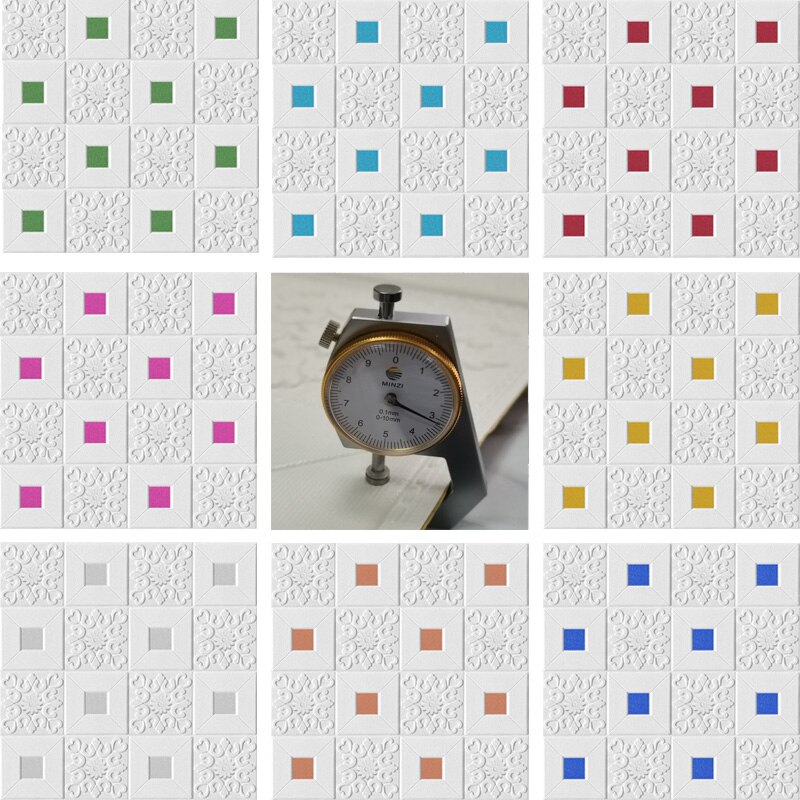 3D Stereo Wall Stickers Self-adhesive Ceiling Decorative Panels Roof Foam Wallpaper Living Room Home Decor Bedroom TV Background