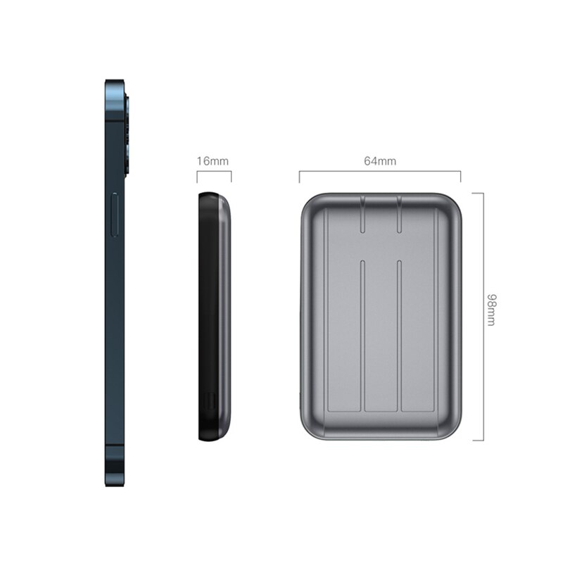 New20W Fast Magnetic Wireless Portable Charger For Magsafe Charger Power Bank For iphone 12 xaiomi Mobile Battery Large Capacity