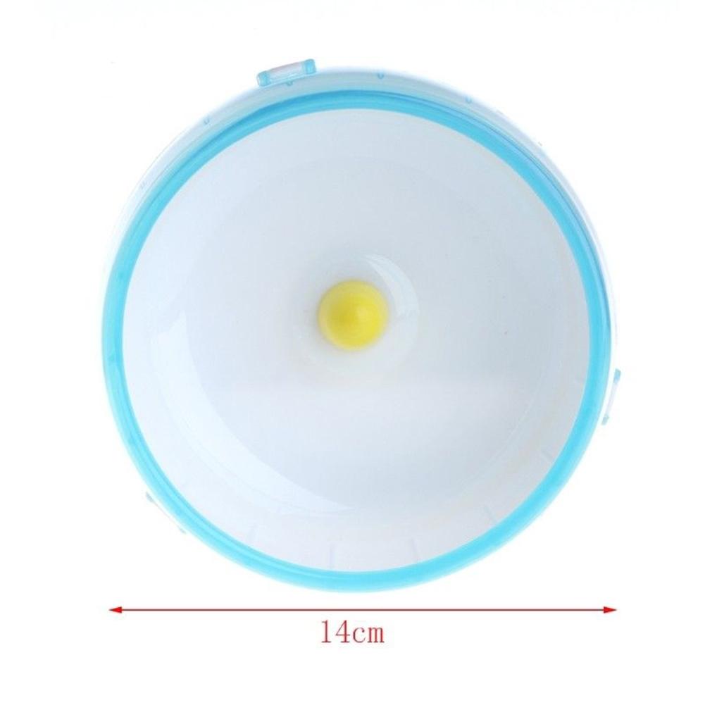 Adeeing Plastic Rat Hamster Mouse Exercise Toys Silent Running Spinner Wheel Roller Pet Toy