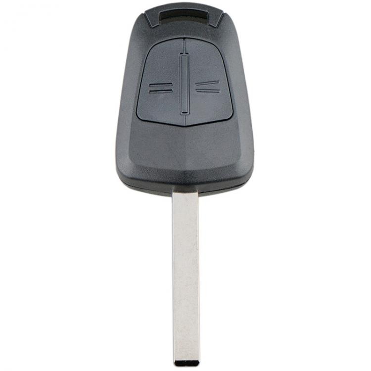2 sorte knapper plastik bil fjernbetjening nøgle skal etui med blad passer til opel vauxhall astra h corsa d zafira b