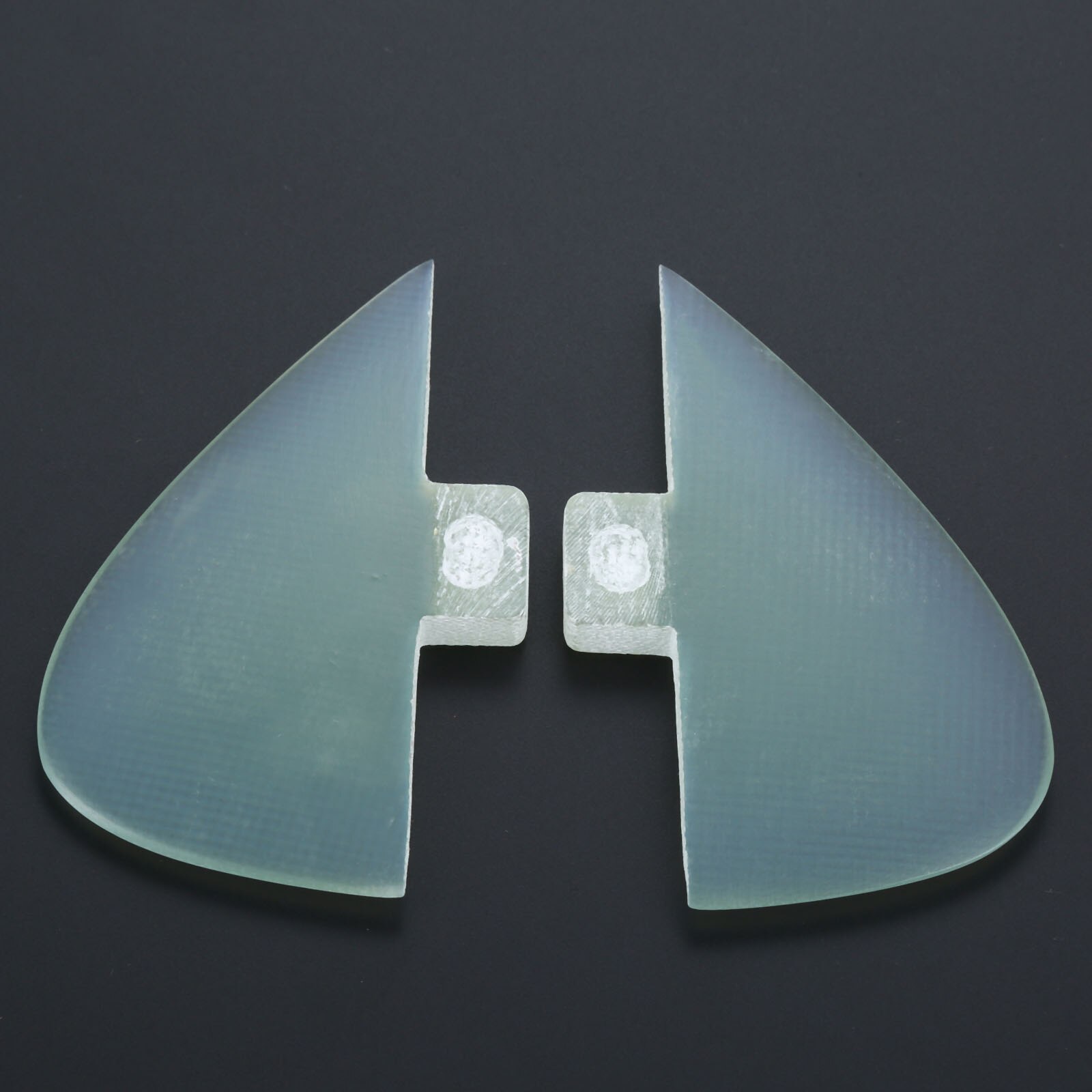Sup surf paddling center kneel fin sæt glasfiber finner quilhas til fcs fin box base kite/paddle boards surfbræt haleror