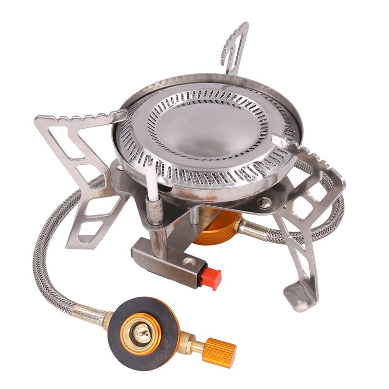 Estufa de Camping portátil para 3-5 personas, hornillo de Gas de alto fuego, para acampar al aire libre, FD38238338, almacén de Rusia