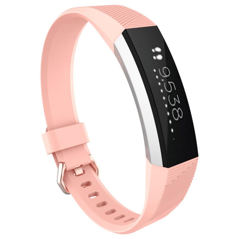 Silicone Watch Band For Fitbit Alta HR Watch Replacement Wristband Strap Classic Watchband Accessories: Pink