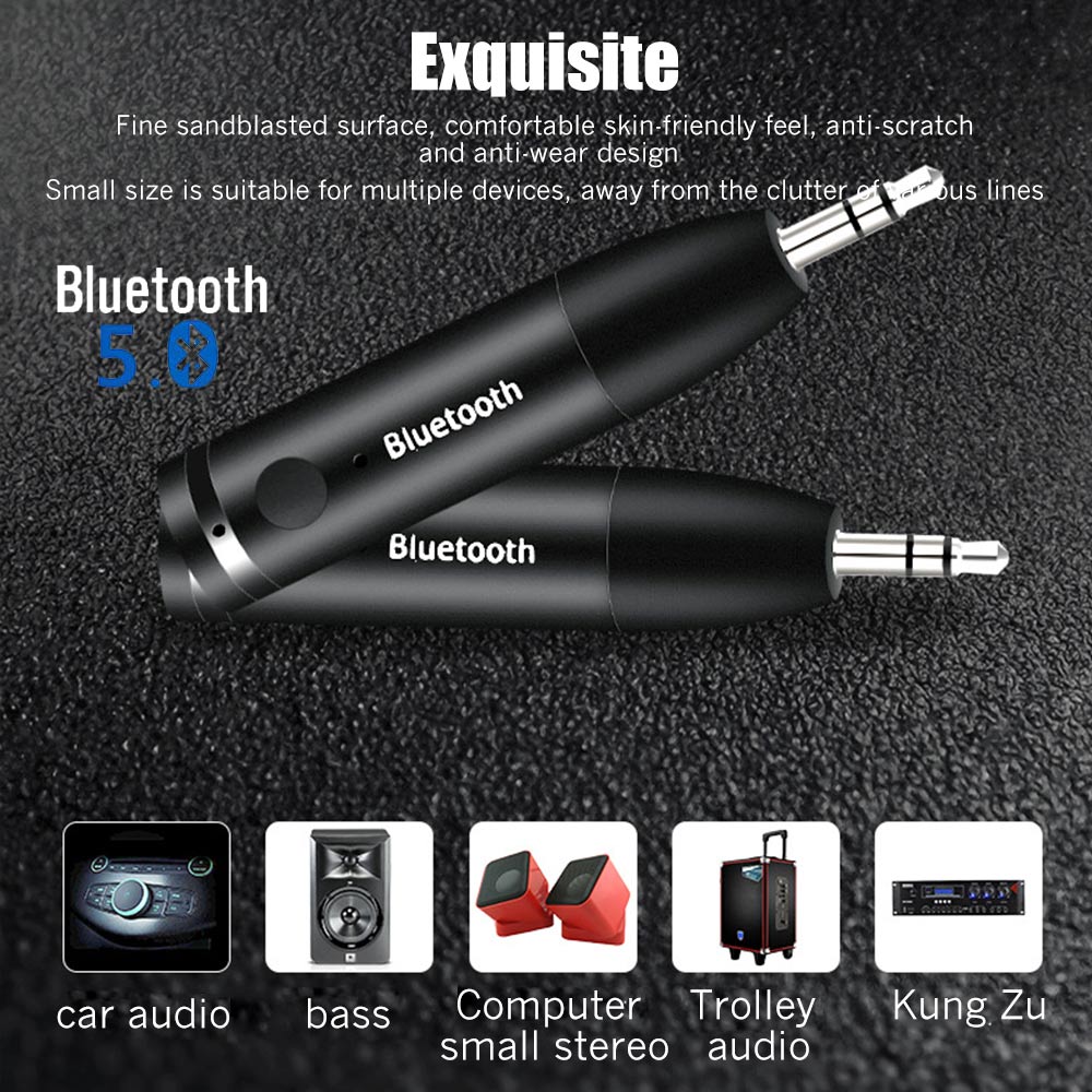 Aux Bluetooth adapter Wireless Music bluetooth car Audio Adapter 3.5MM AUX Audio Stereo Music Car Receiver Adapter handsfree