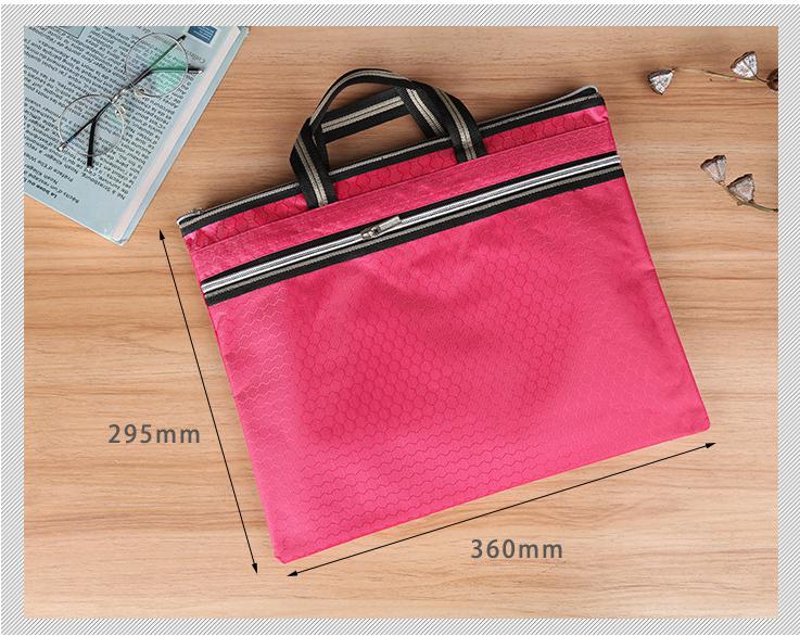 Tragbare Multi-funktionale A4 Dokument Aktentasche Einreichung Beutel Wasserdichte Oxford Tuch Organisiert Tote Macbook Handtasche Colurful