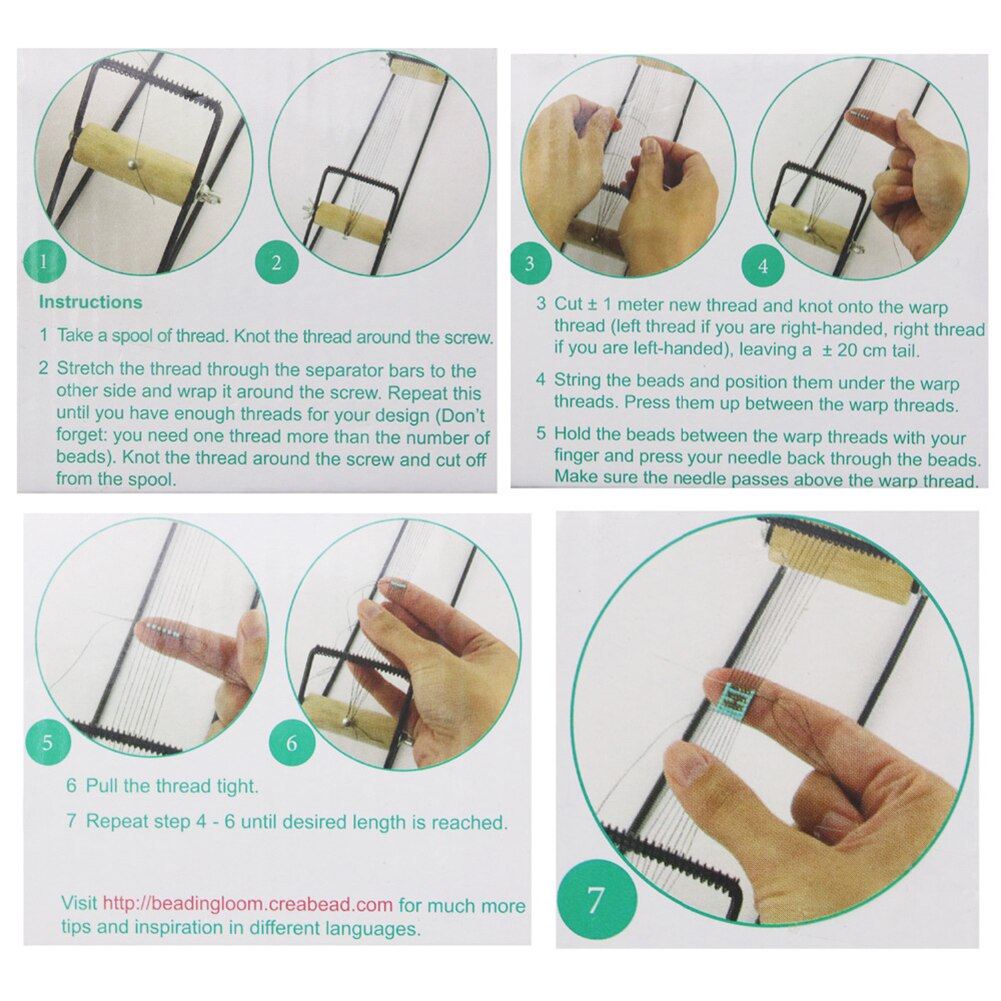 Træ + legering vævning beading væven sæt til smykker armbånd diy håndlavet strikning maskine børn uddannelsesmæssige legetøj