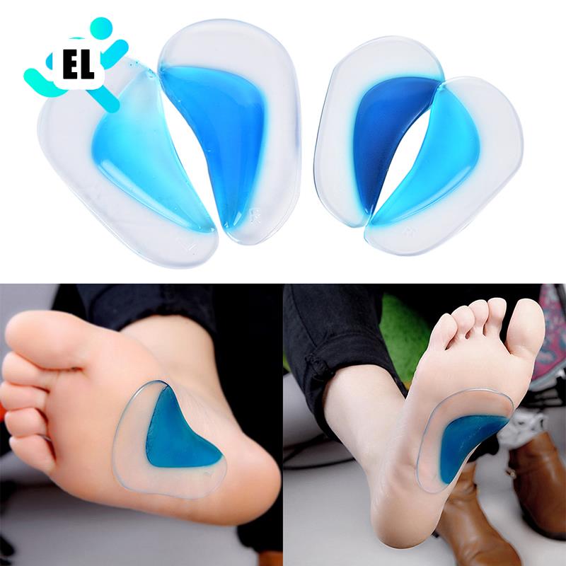 2Pcs Arch Ondersteuning Binnenzool Platte Voet Flatfoot Correctie Inlegzolen Kussen Inserts