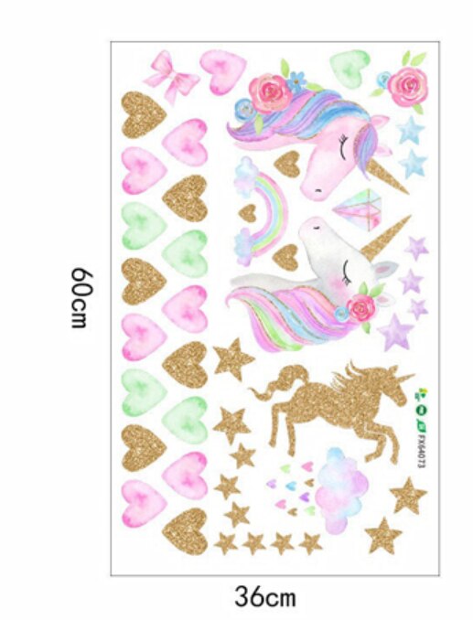 3D Eenhoorn Paard Muursticker Animal Tiger Dinosaur Home Decor Art Mural Meubels Panel Window Sticker Kinderkamer Muur Sticker: Donkergrijs