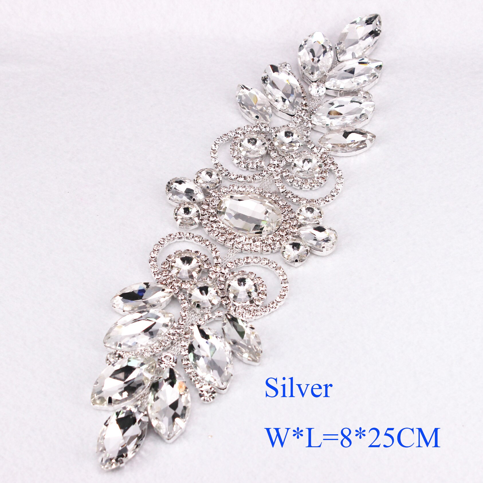 AB Shoulder Patch Epaulettes Rhinestone Beaded Epaulet Fringe Shoulder Badge Rhinestone Applique for Costumes Blazer Jacket: Shoulder Pad 3 / 1PCS