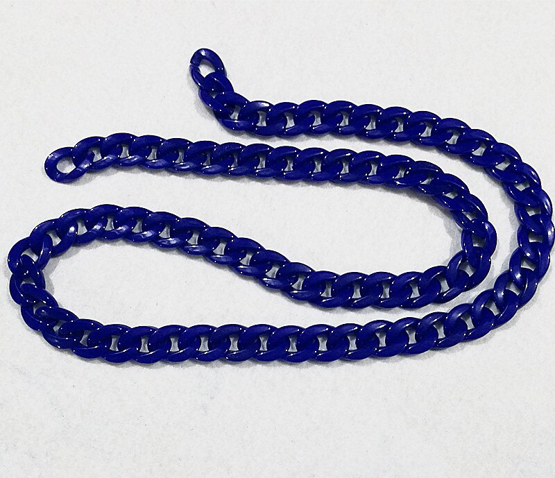neue Feste Farbe Acryl Sonnenbrille Kette Frauen Lesebrille Hängen Hals Kette Largand Gläser Kette Brillen Band