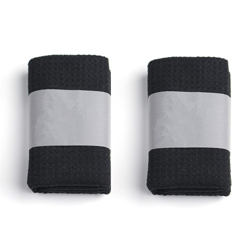 Microfiber Koffie Schone Handdoek Hoge Fiber Bar Schoonmaakdoekje Cafe Professionele Wedstrijd Absorberende Koffie Machine Bar Thee Handdoek: Black 30x50cm   2pcs