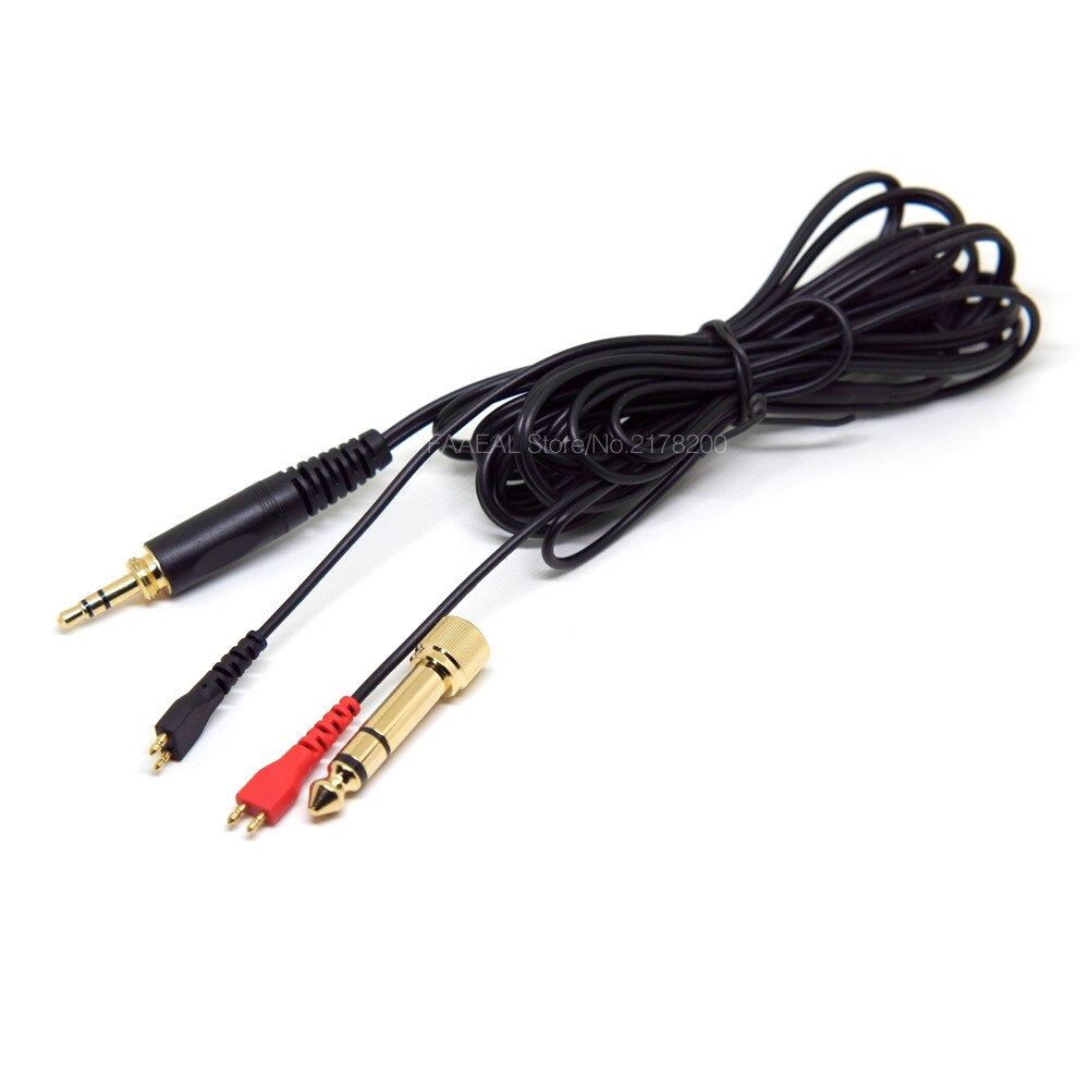 Replacement Cable for Sennheiser HD25 HD25-1 HD265 HD535 HD545 HD560 HD565 HD580 HD600 HD650 Headphones Gold Plated Audio Lead