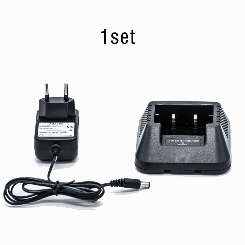 100% Original Alle Neue Baofeng UV-5R Batterie Ladegerät UV 5R Walkie Talkie Batterien Schreibtisch Ladegeräte EU Stecker: 1einstellen