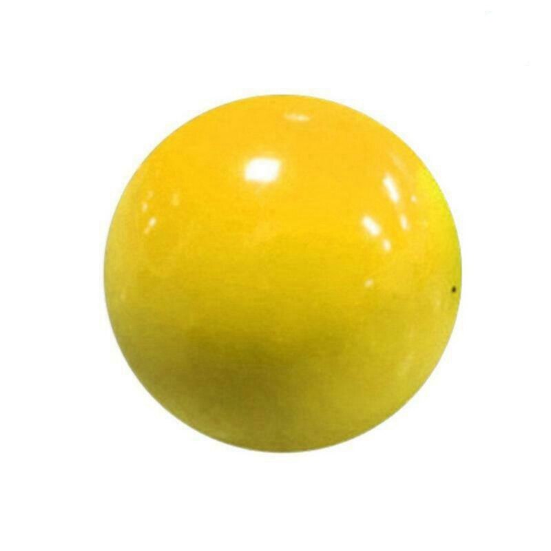 Boule de décompression autocollante, boule murale, ventouse, jouet, boule cible autocollante: YELLOW