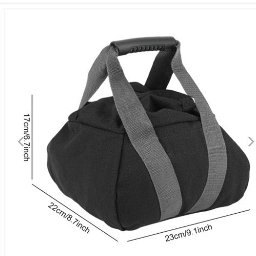 Sandpose kettle bell universal canvas vægtløftning fitness boksesæk til fitness muskelopbygning