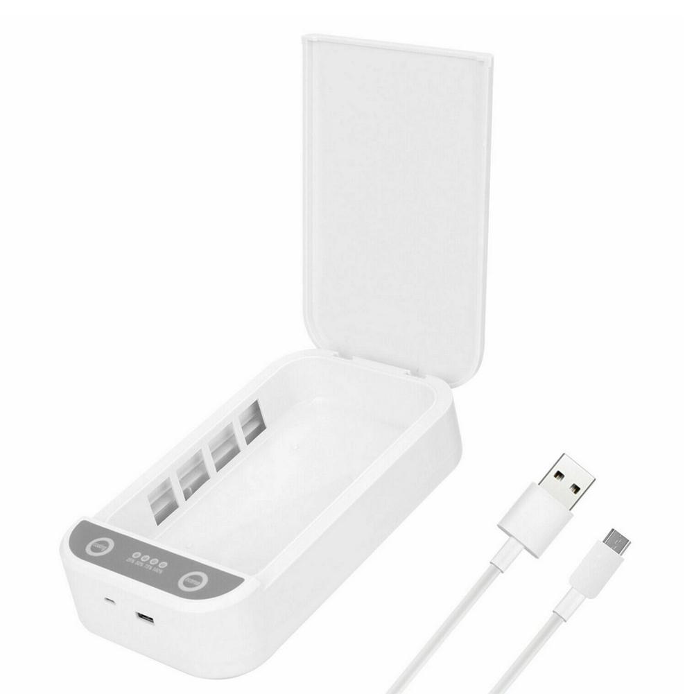 Multifunktionale uv-handyreinigungsbox mit usb-ladefunktion und aromatherapie für ios- und android-handys, zahnbürste und uhr