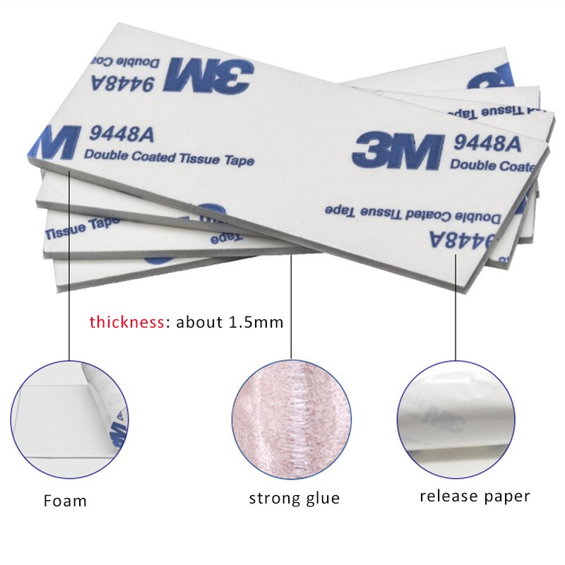 50Pcs/100Pcs 3M Dubbelzijdig Zelfklevende Klittenband Ronde Foam Tape Montage Sticky Met sterke Lijm Magie Sticker Tape