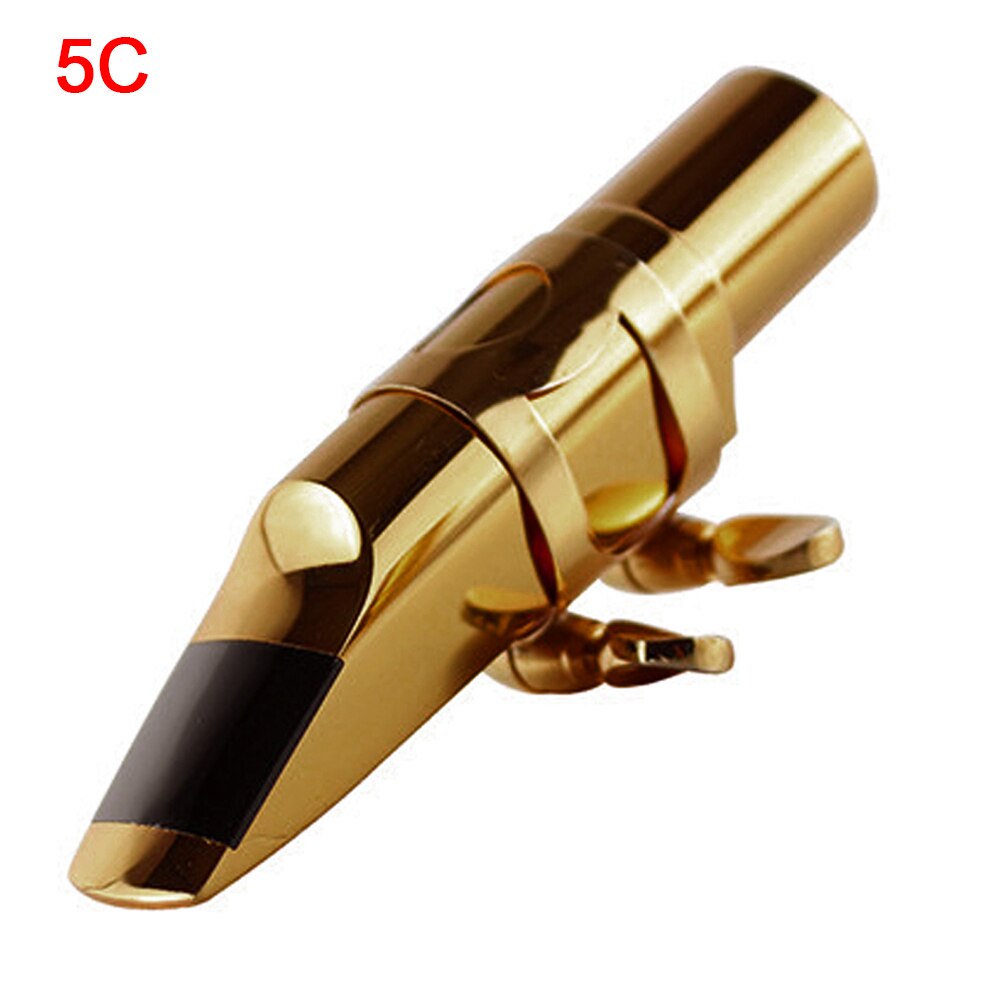 Sound Nozzle Accessories Saxophone Mouthpiece Metal Practical With Cap Tone Alto Sax 5C/6C/7C/8C: 5C