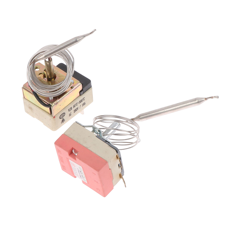 Interruptor de termostato capilar para horno y calentador de agua, perilla de ajuste de 30 a 110 grados Celsius, controlador de temperatura, 50 a 300 grados Celsius