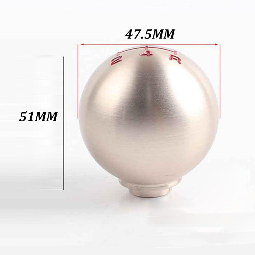 Comfortable Feel 5 & 6 speed pattern Aluminum Shift Knob Car Gear Shifter for JDM Honda Civic FD2 Type-R