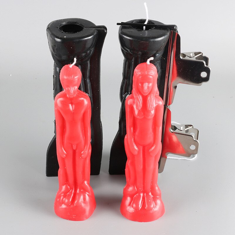 De DIY forma humana cuerpo vela moldes forma para velas magia hombre mujer moldes Diy molde de goma para molde para pastel de decoración