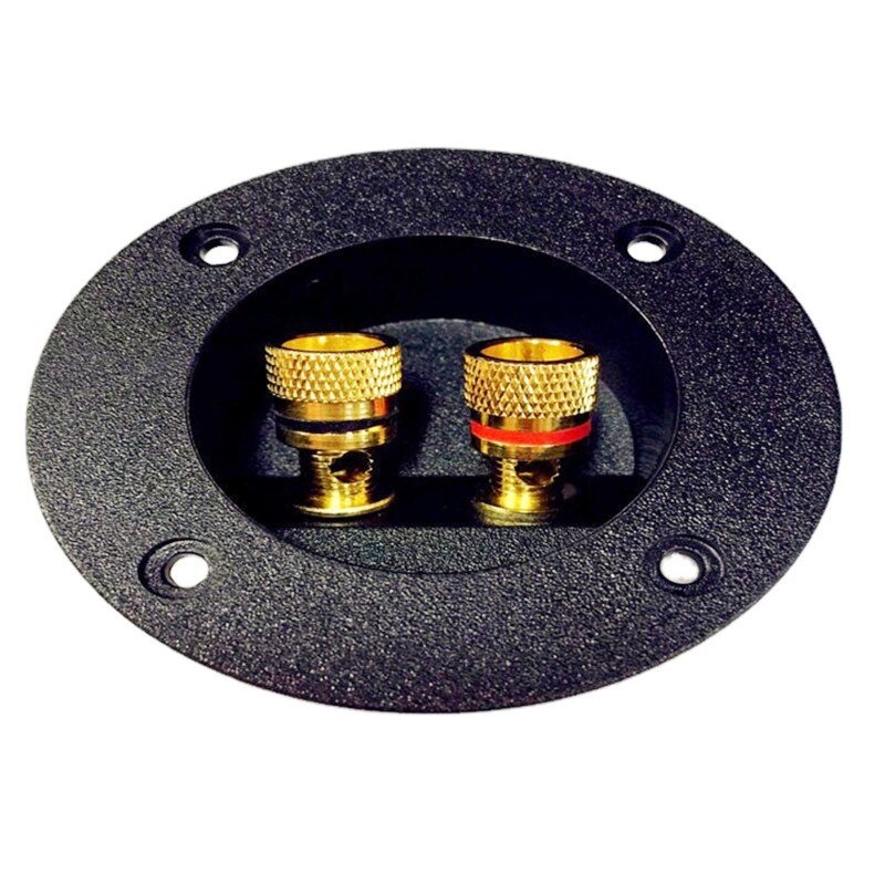 2-Way Speaker Box Terminal Binding Post Rear Back Panel Wiring Terminal Durable