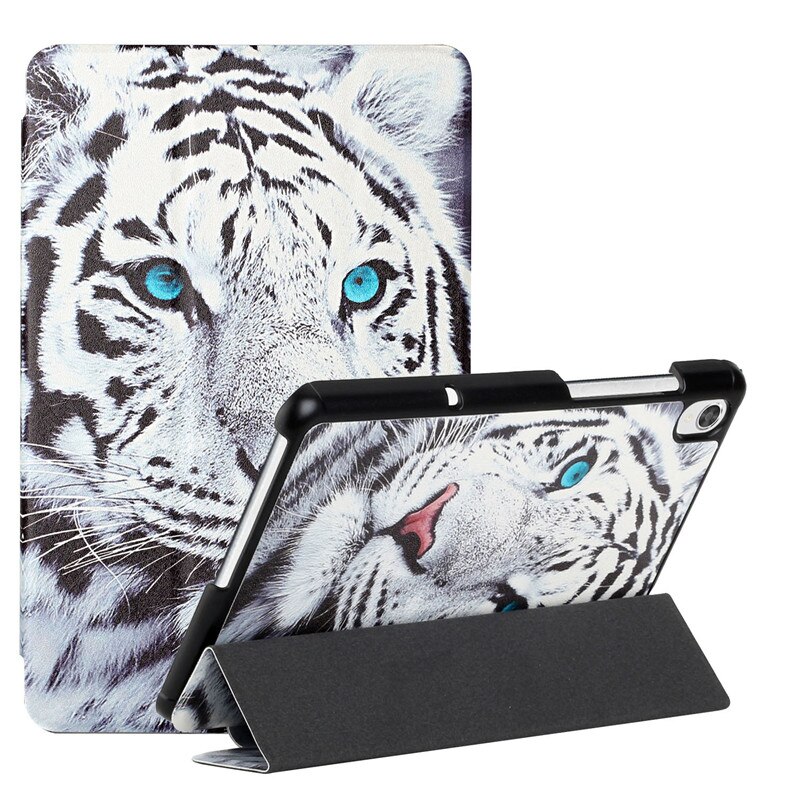 Nettbrettdeksel til lenovo smart tab  m8 tabm 8 hd fhd tb -8505x 8505f 8705f etui cute cat tiger wolf malt for lenovo  m8 etui deksel: Mh