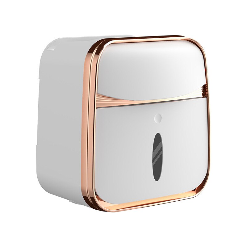 Toilet Wall Mounted Waterproof Roll Paper Box Toilet Paper Box Tube Paper Storage Rack Tissue Boxes Kitchen Bathroom Supplies