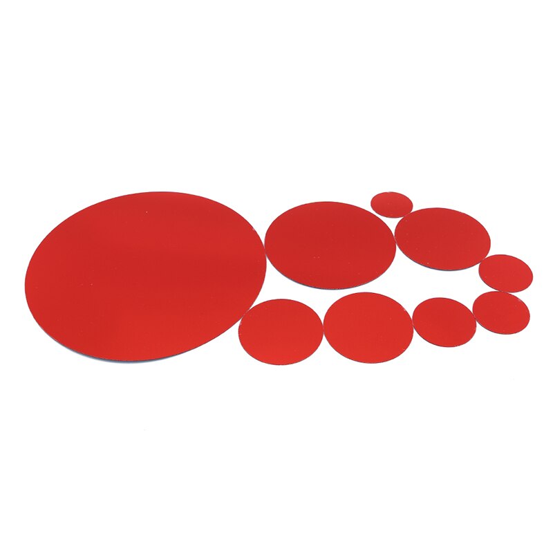 Multi Size Dots Kinderkamer Babykamer Muurstickers Kids Home Decor Nursery Muurstickers Stickers Voor Kinderkamer behang: red