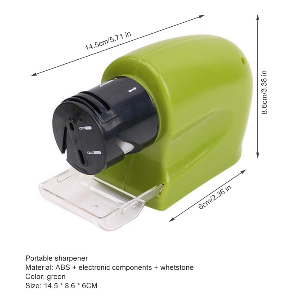 Electric Knife Sharpener Multifunctional Cordless Motorized Knife Blade-Motorized Knife Blade Sharpener Stone Sharpening Tool