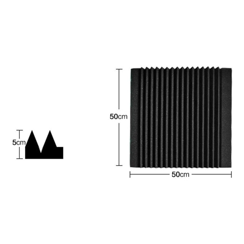 Geluiddempende Materiaal Vergaderzaal Geluidabsorberend Materiaal, 4 Pcs Akoestische Panelen Cinema Studio Geluid Absorberende Katoen