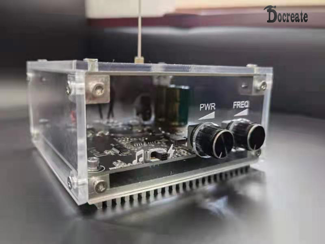 Newest 10CM Flat-panel Bluetooth Music Tesla Coil High Frequency and High Voltage Pulse Test Apparatus