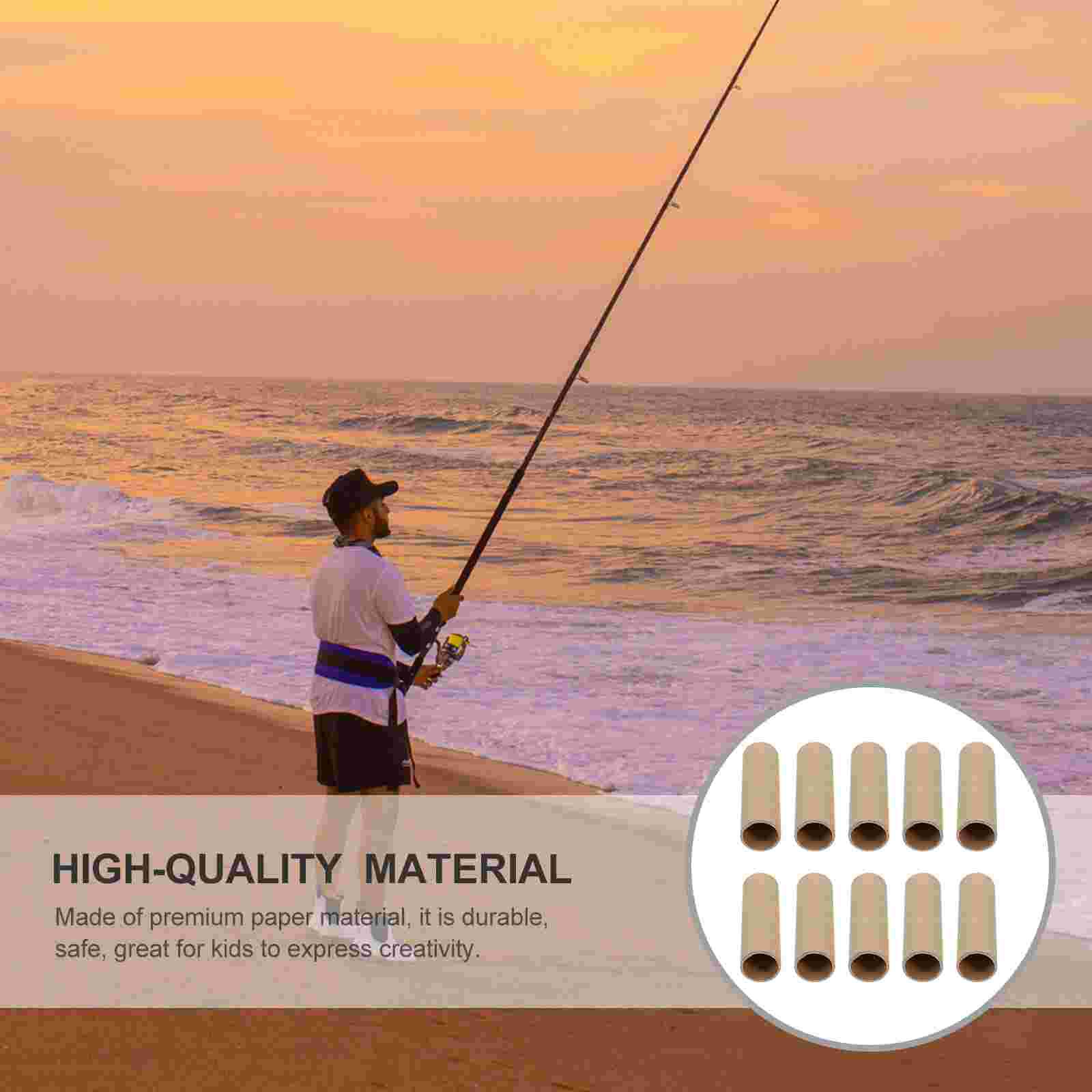 Tubos de cartón de 15 piezas, tubos de papel redondos prácticos para manualidades