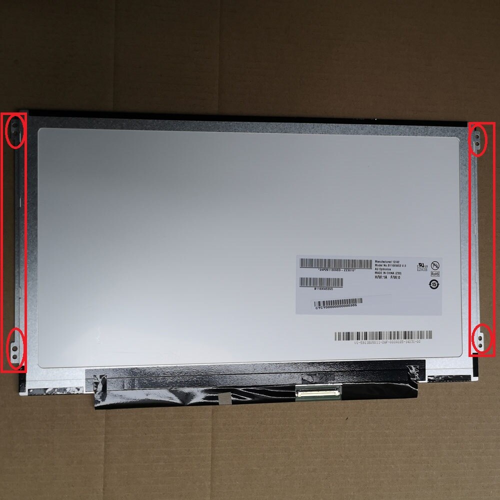 11.6'' inch lcd matrix screen B116XW03 V.0 LTN116AT04 N116BGE-L42 LP116WH2-TLC1 N116B6-L04 M116NWR1 40 pin test good