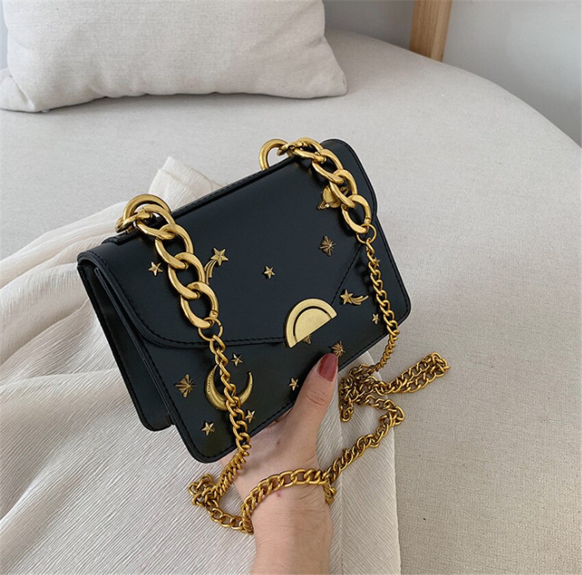 Woman Bag Hang Bags Women Handbag Sling Bag Women Shoulder: Black