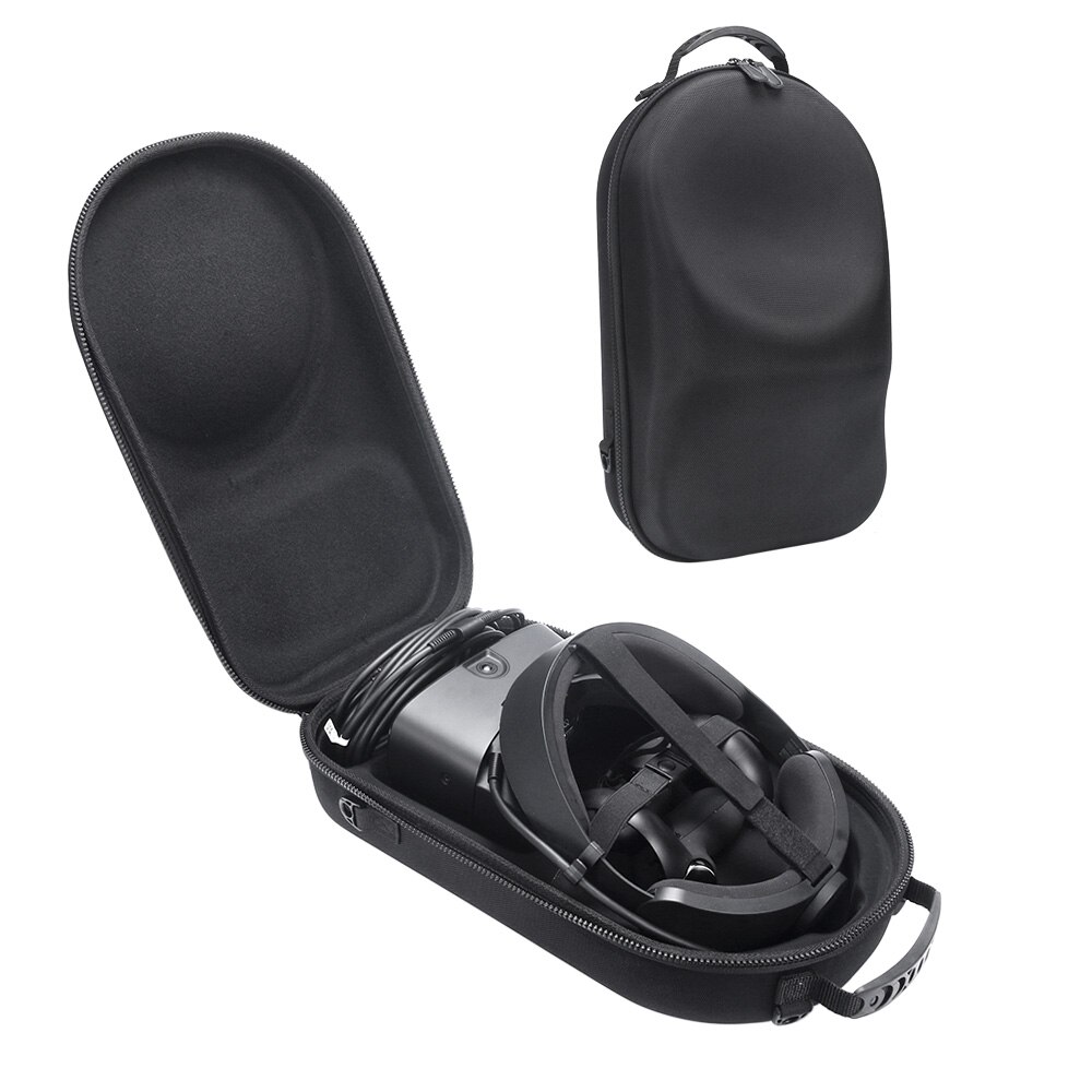 ¡Novedad de ! Funda rígida de viaje, funda protectora, bolsa, Estuche de transporte para auriculares para juegos de realidad virtual con alimentación de PC Oculus Rift S: Black
