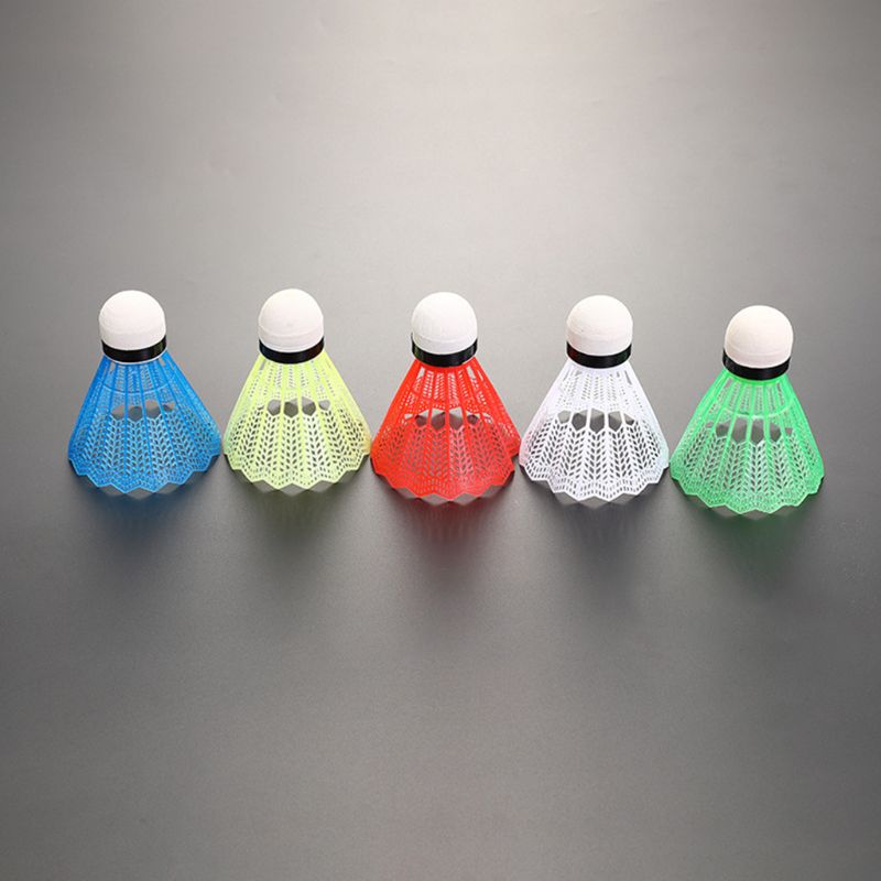 12Pcs Badminton Foam Ball Head Durable Plastic Shuttlecock Gym Training Supply 094C