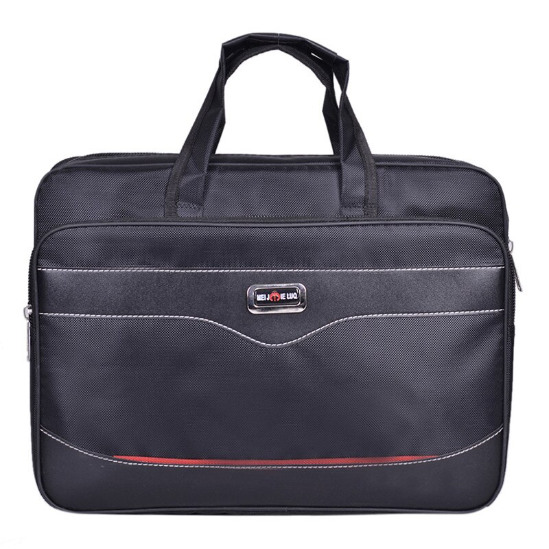 Zakelijke Computer Handtassen Draagbare Rits Schouder 15.6 Inch Laptop Tas Mannen Schoudertas zwart Waterdicht mannen Kantoor Aktetas: design 3