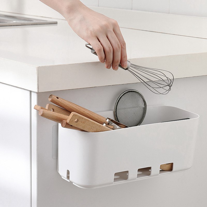 Hanging Storage Basket Wall-mounted Retractable Pull-out Kitchen Drawer Shelf Rack Cabinet Push-pull Box Home Kitchen Tool
