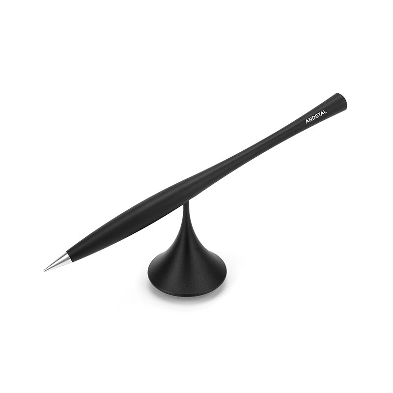 Andstal 1Pc Zwart/Zilver/Grijs Eeuwige Pen Inktloze Pen Metalen Eeuwige Potlood Lapiz Eterno Voor Kantoor levert Briefpapier: 1 Black Eternal Pen