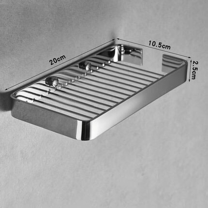 Onyzpily Badkamer Kleine Plank Douche Badkamer Hotel Plank wandmontage Single-layer Mand All-koper: type C