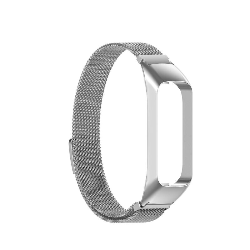 Smart klocka band passform e handledsband milanese rostfritt stål utbyte magnetisk rem för samsung galaxy fit-e smart ban: B