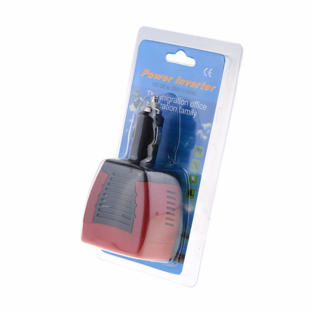 Universal Car Power Inverter Converter Adapter USB 2.1A 150w DC 12V AC 220V For Mobile Phone Laptop Notebook Cigarette Lighter