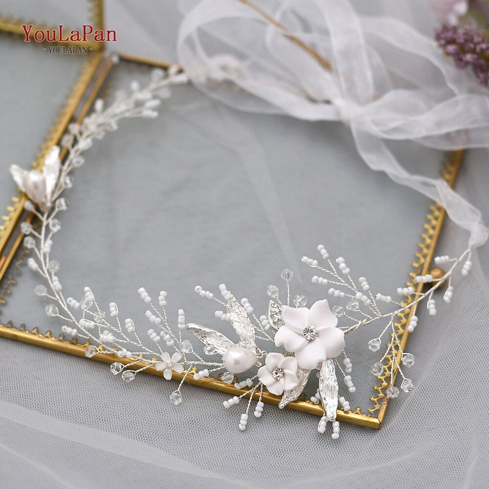 Youlapan SH344 Prachtige Bridal Riem Crystal Wedding Bridal Riemen En Sjerpen Met Lint Voor Bruidsjurk Jurk Riem Bloem Riem