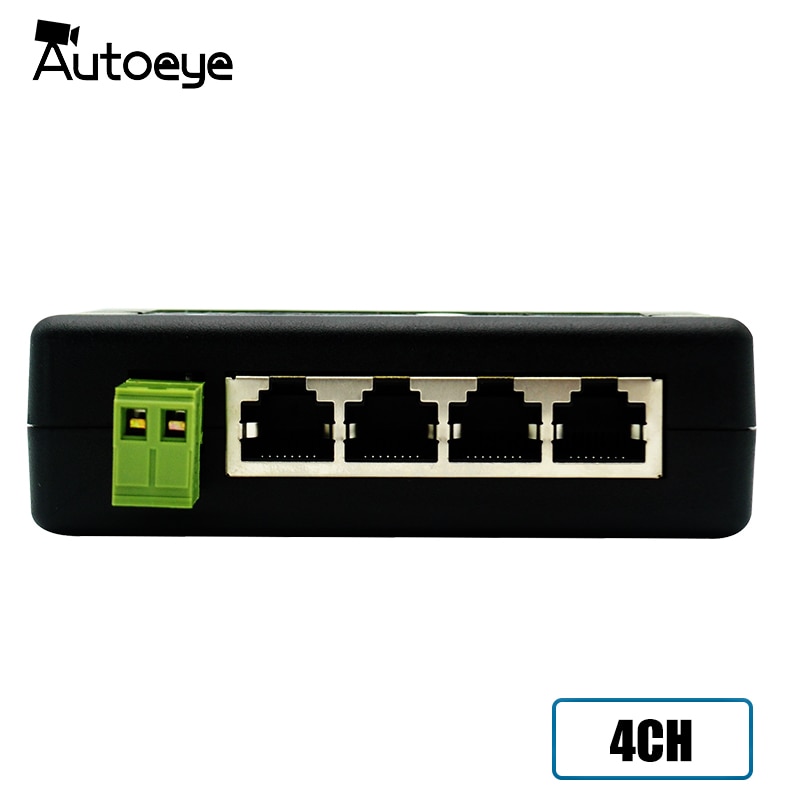 Autoeye Nouvelle 4 Ports 8 Ports POE Injecteur POE Splitter pour CCTV Réseau POE Caméra Power Over Ethernet Ieee 802.3af