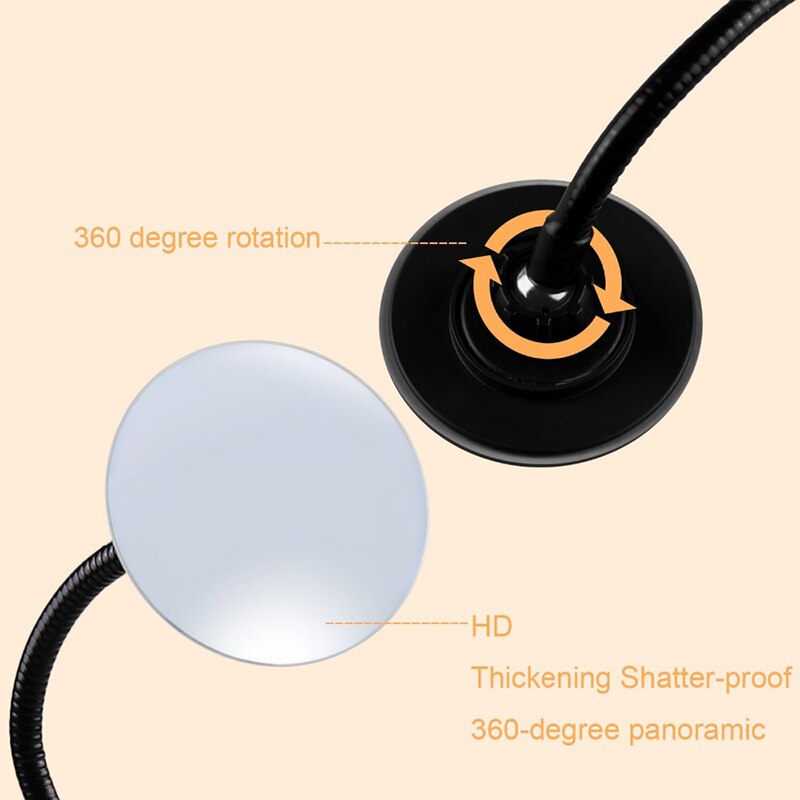 Slingifts Clip On Cubicle Mirror Computer Rearview Mirror Convex Mirror for Personal Safety or Security Cabinet Desk Rear View