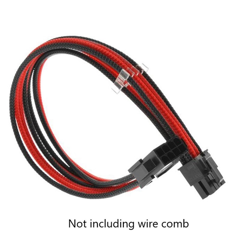 8 Pin Naar 6Pin + 2 Pin 30Cm Atx Board Psu Voeding Verlengkabel Draad 8 Pin Atx psu Verlengkabel (30Cm)